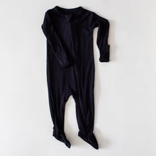 Load image into Gallery viewer, Bamboo Footed Sleeper | Night Black
