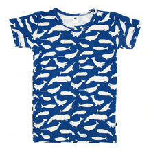 Load image into Gallery viewer, Whales - Baby/Kid&#39;s/Youth Bamboo/Cotton All-Over Print Slim-Fit T-Shirt

