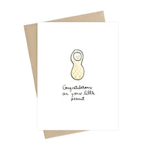Load image into Gallery viewer, Congratulations On Your Little Peanut Card
